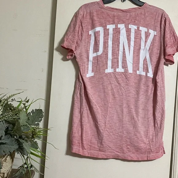PINK Victoria's Secret Short Sleeve Tee - Light Pink - Picture 2 of 2